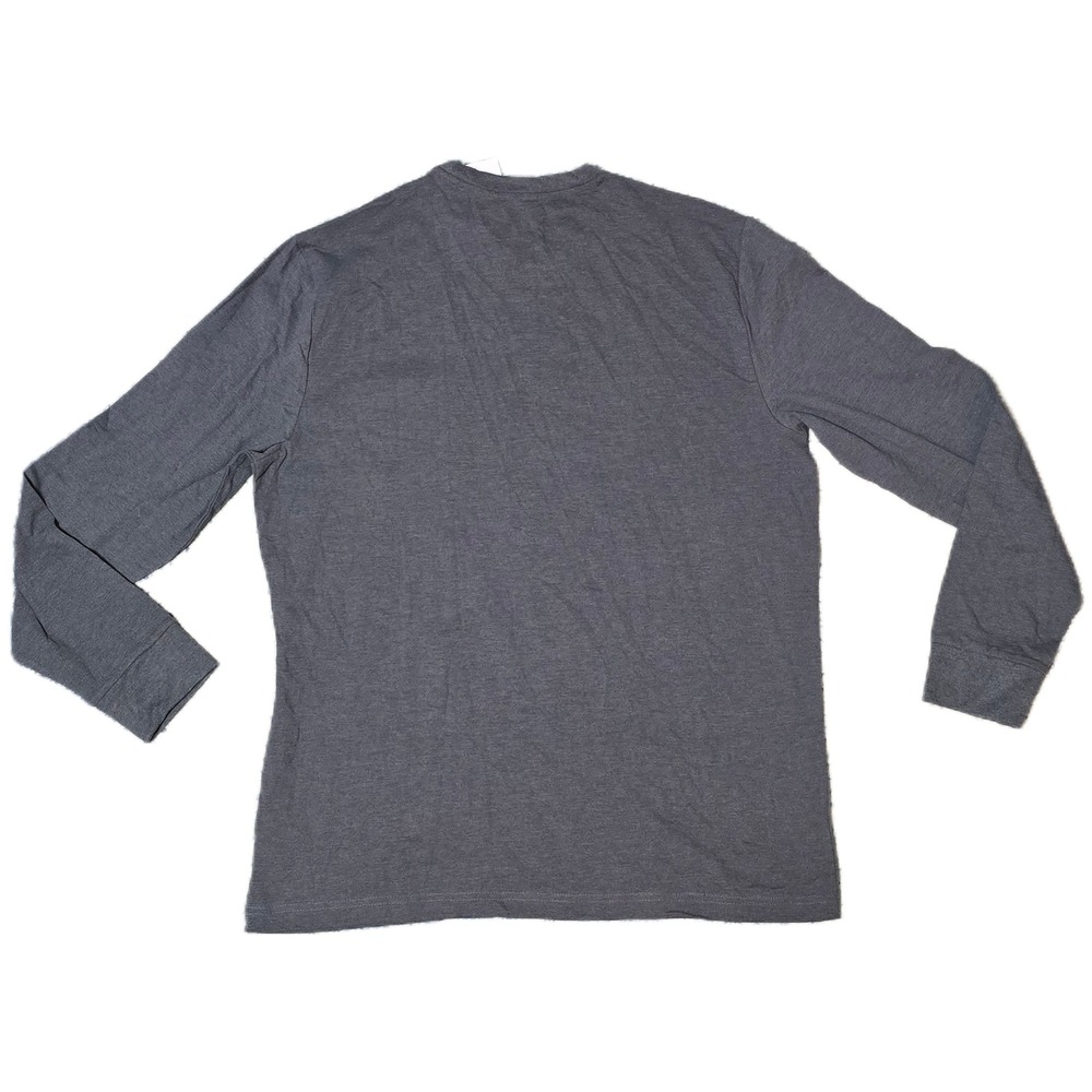 Saddlebred Mens Gray Long Sleeve Pocket T Shirt Size Medium NWT (AE)‎ - Picture 2 of 5